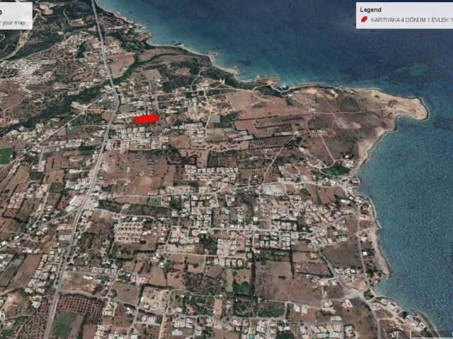 LAND FOR SALE IN KARŞIYAKA WITH CLEAR SEA VIEW, OFFICIAL ROAD AND 40% ZONING ADEM AKIN 05338314949