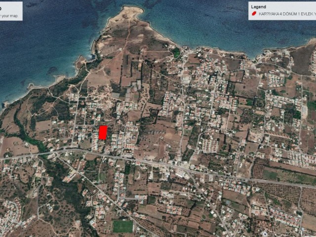 LAND FOR SALE IN KARŞIYAKA WITH CLEAR SEA VIEW, OFFICIAL ROAD AND 40% ZONING ADEM AKIN 05338314949