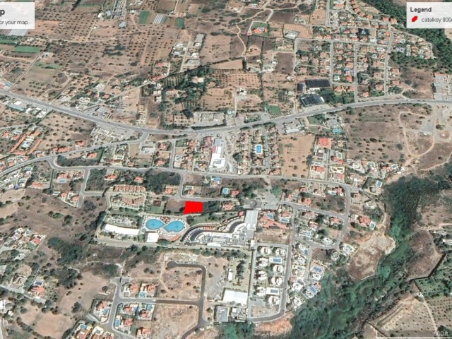900 m2 LAND FOR SALE NEAR THE CAMAHADA HOTEL WITH GREAT SEA VIEW IN ÇATALKÖY ADEM AKIN 05338314949