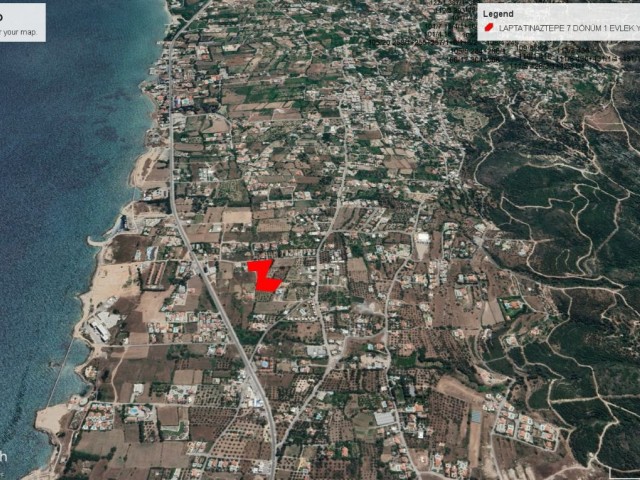 7 DECADES OF 1 EVLEK LAND FOR SALE IN LAPTA WITH SEA VIEW ADEM AKIN 05338314949