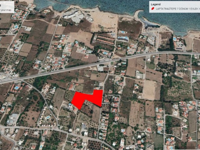 7 DECADES OF 1 EVLEK LAND FOR SALE IN LAPTA WITH SEA VIEW ADEM AKIN 05338314949