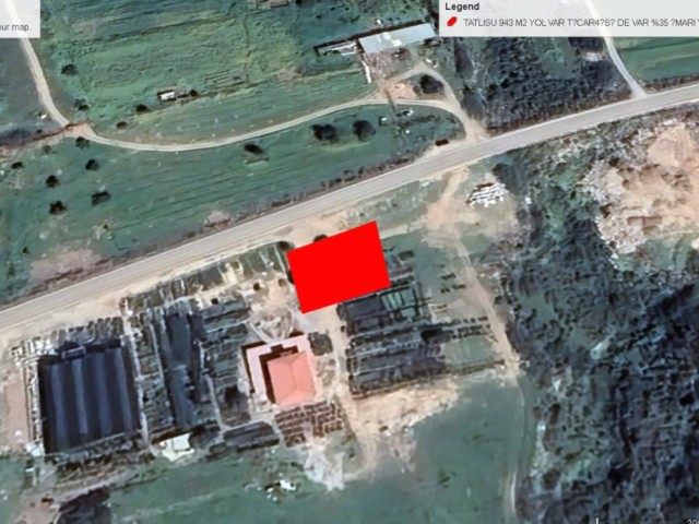 943 m2 LAND FOR SALE IN TATLISU IN A GREAT LOCATION WITH SEA VIEW AND CONTACTING THE MAIN ROAD IN A 