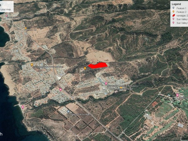 26 DECLARES OF LAND FOR SALE IN KARAAĞAÇ WITH SEA VIEW NEXT TO KORİNEUM GOLF ADEM AKIN 05338314949