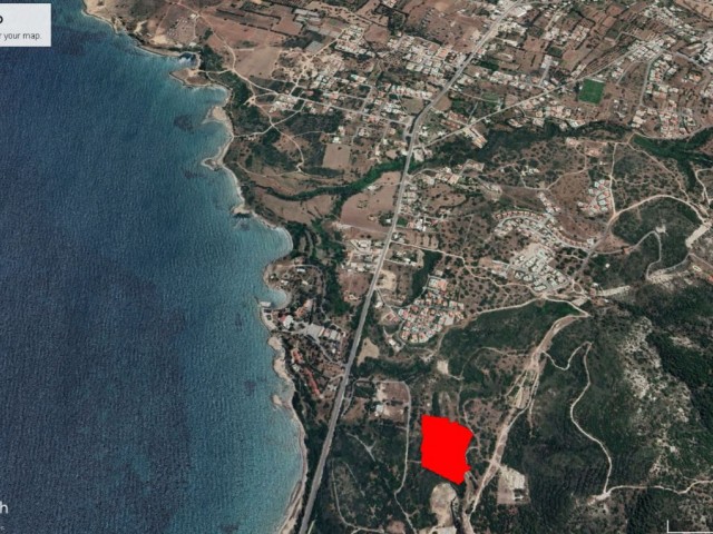 LAND FOR SALE IN KARŞIYAKA, 11 DECLARES OF 3 EVLEK WITH SEA VIEW, GREAT LOCATION ADEM AKIN 05338314949