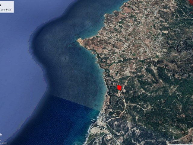 LAND FOR SALE IN KARŞIYAKA, 11 DECLARES OF 3 EVLEK WITH SEA VIEW, GREAT LOCATION ADEM AKIN 05338314949