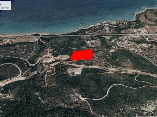 LAND FOR SALE IN KARŞIYAKA, 11 DECLARES OF 3 EVLEK WITH SEA VIEW, GREAT LOCATION ADEM AKIN 05338314949