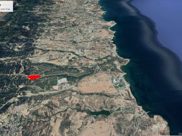 35 DONE 2 EVLEK LAND FOR SALE IN ÇATALKÖY WITH MOUNTAIN AND SEA VIEW ADEM AKIN 05338314949