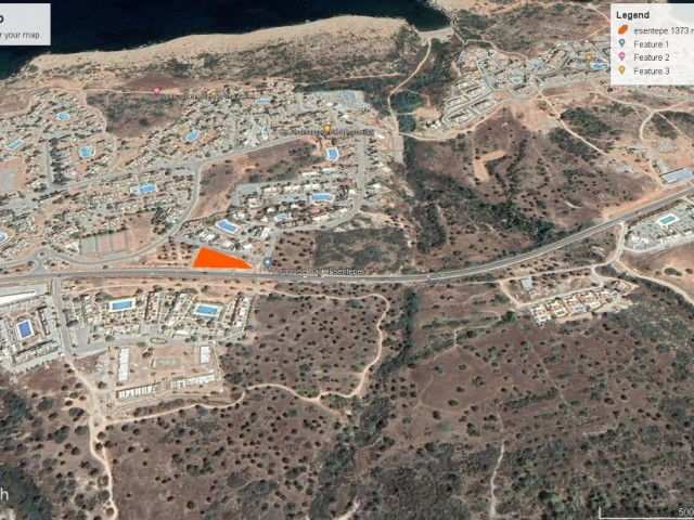 THERE ARE 1373 M2 ROADS FOR SALE FOR THE CITY WITH SEA VIEWS IN ESENTEPE THERE IS 35% DEVELOPMENT, T