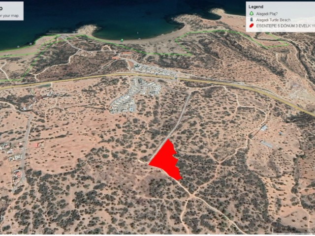 5 DONE 3 EVLEK LAND FOR SALE IN ESENTEPE WITH SEA VIEW IN A GREAT LOCATION ADEM AKIN 05338314949