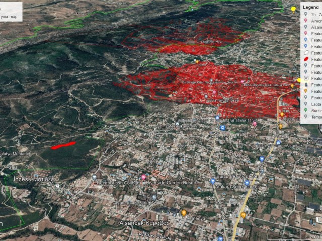 8 DONE 1 EVLEK GRUNDSTÜCK ZUM VERKAUF IN ALSANCAK MIT BERG- UND MEERBLICK ZUM SCHNÄPPCHENPREIS ADEM AKIN 05338314949