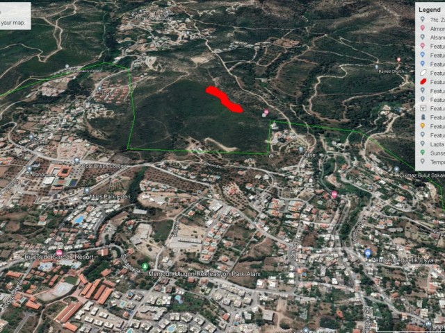 8 DONE 1 EVLEK LAND FOR SALE IN ALSANCAK WITH MOUNTAIN AND SEA VIEW AT A BARGAIN PRICE ADEM AKIN 053