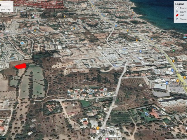 450 M2 LAND FOR SALE IN ZEYTİNLİK, SUITABLE FOR THE CONSTRUCTION OF A COMPLETE VILLA WITH SEA VIEW ADEM AKIN 05338314949