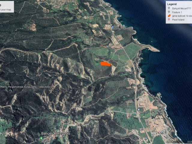 18 DECLARES OF LAND FOR SALE IN GIRNE BAHÇELİ WITH SEA VIEW IN A SUPER LOCATION ADEM AKIN 05338314949