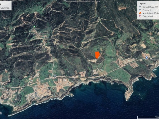 18 DECLARES OF LAND FOR SALE IN GIRNE BAHÇELİ WITH SEA VIEW IN A SUPER LOCATION ADEM AKIN 05338314949