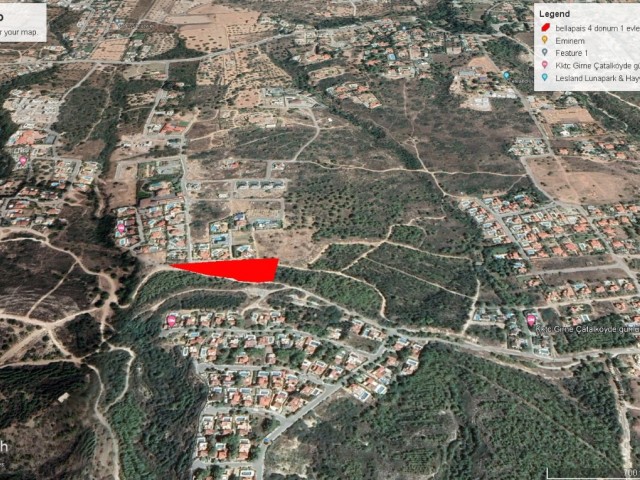 4 DECLARES OF LAND IN BALLAPAYS, 1 EVLEK WITH GREAT VIEW FOR SALE ADEM AKIN 05338314949