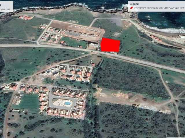 OUR LAND FOR SALE IN ESENTEPE OF 10 DECLARES WITH 2 EVLEK OFFICIAL ROADS, 35% ZONING AND ONLY 100 METERS FROM THE SEA ADEM AKIN 05338314949