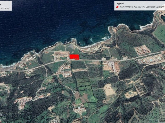 OUR LAND FOR SALE IN ESENTEPE OF 10 DECLARES WITH 2 EVLEK OFFICIAL ROADS, 35% ZONING AND ONLY 100 METERS FROM THE SEA ADEM AKIN 05338314949