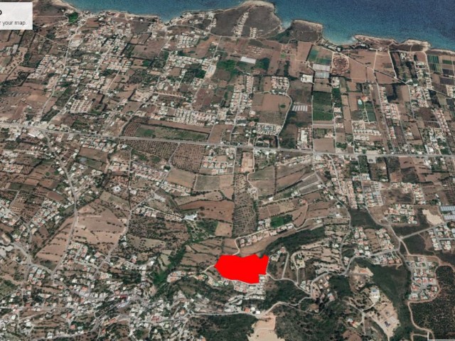 15 DECLARES OF LAND FOR SALE IN KARŞIYAKADA, SUITABLE FOR SITE CONSTRUCTION WITH MOUNTAIN AND SEA VIEWS ADEM AKIN 05338314949