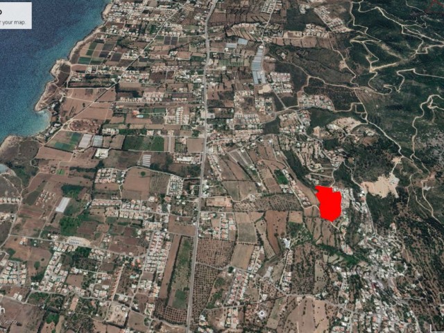 15 DECLARES OF LAND FOR SALE IN KARŞIYAKADA, SUITABLE FOR SITE CONSTRUCTION WITH MOUNTAIN AND SEA VIEWS ADEM AKIN 05338314949