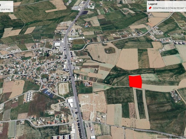 IN NEW DEVELOPMENT AREA IN DEMİRHAN, 8 DECLARES OF EQUIVALENT LAND FOR SALE WITH CASH OR 30% FLOOR ADEM AKIN 05338314949