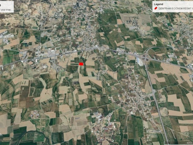 IN NEW DEVELOPMENT AREA IN DEMİRHAN, 8 DECLARES OF EQUIVALENT LAND FOR SALE WITH CASH OR 30% FLOOR ADEM AKIN 05338314949