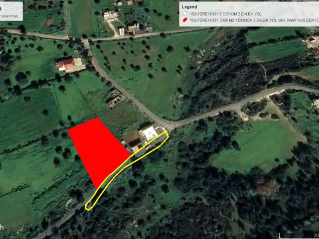 LAND FOR SALE IN YENİ ERENKÖY WITH MOUNTAIN AND SEA VIEW 1 DONE OF 2 EVLEK SEA VIEW ADEM AKIN 05338314949