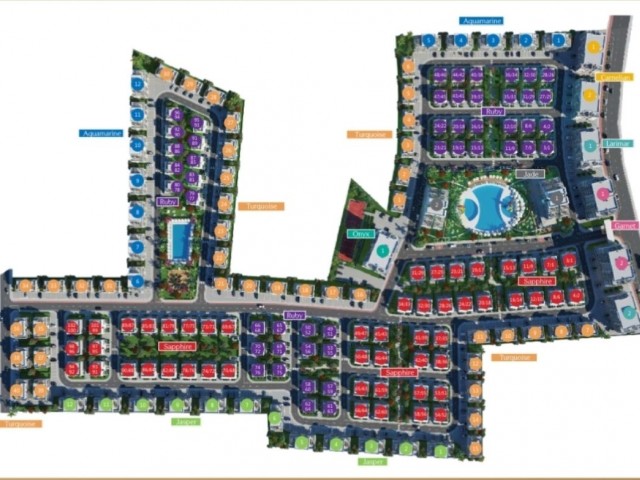 bargain price 1+1 long beach royal sun elite aquamarine noyanlar (()) 1+1 flat for sale royal sun elite long beach urgent sale