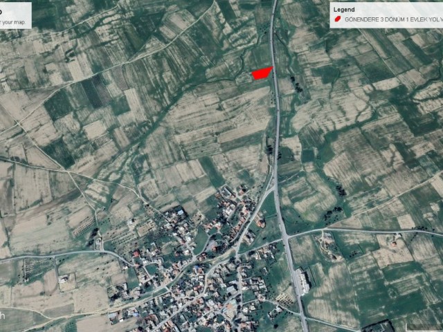 NEW TO THE MAIN ROAD IN GÖNENDERE SAFIL 96 3 DECLARES OF 1 EVLEK LAND FOR SALE ADEM AKIN 05338314949