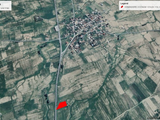 NEW TO THE MAIN ROAD IN GÖNENDERE SAFIL 96 3 DECLARES OF 1 EVLEK LAND FOR SALE ADEM AKIN 05338314949