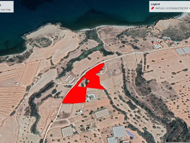 10 DECLARES OF LAND FOR SALE IN TATLISU WITH SEA VIEW ADEM AKIN 05338314949