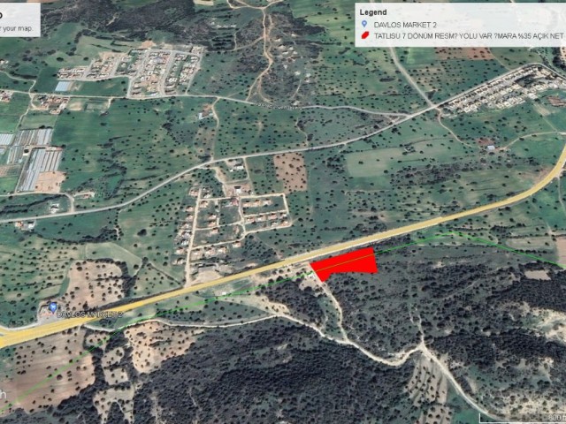 7 DECLARES OF LAND FOR SALE IN TATLISU WITH SEA VIEW ADEM AKIN 056338314949