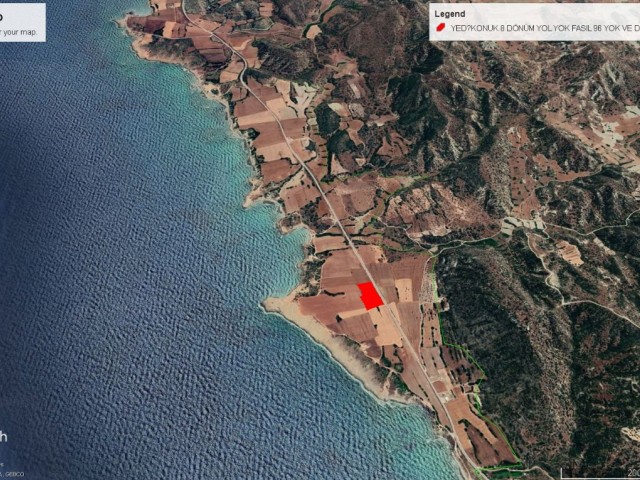 زمین سرمایه گذاری کنار دریا YEDİKONUK در موقعیت فوق العاده ساحل زمین نوساز برای فروش ADEM AKIN 05338314949
