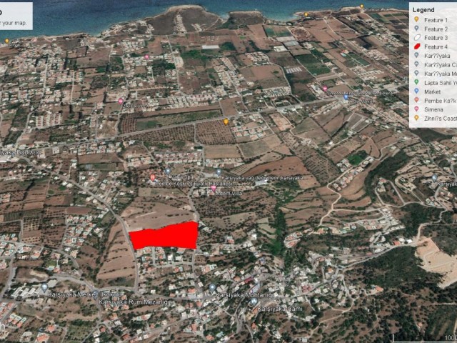 20 DECLARES OF LAND FOR SALE IN KARŞIYAKA WITH MOUNTAIN AND SEA VIEWS ADEM AKIN 05338314949