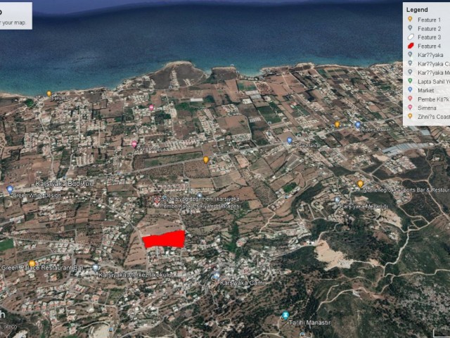 20 DECLARES OF LAND FOR SALE IN KARŞIYAKA WITH MOUNTAIN AND SEA VIEWS ADEM AKIN 05338314949