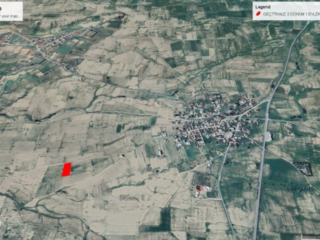 SMALL LAND IN GEÇITKALE AT A BARGAIN PRICE, 3 DECLARES OF 1 EVELEK LAND FOR SALE ADEM AKIN 05338314949