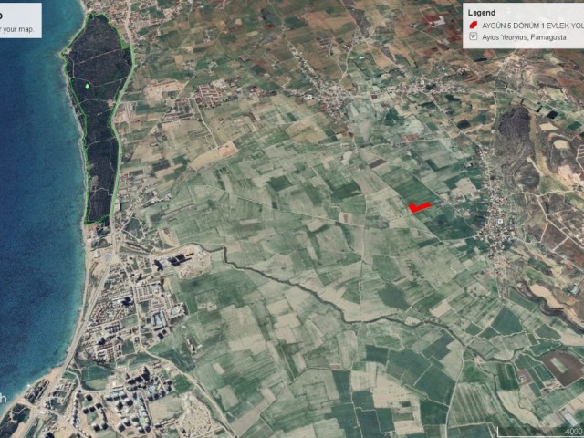 5 DONE LAND, 1 EVLEK, FOR SALE IN A SUPER LOCATION BETWEEN İSKELE AYGÜN ADEM AKIN 05338314949