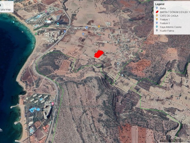 14 DECLARES OF LAND FOR SALE IN BAFRA WITH SEA AND HOTELS VIEWS ADEM AKIN 05338314949