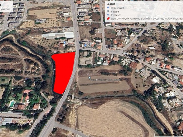 NICOSIA KÜÇÜKKAYMAKLI WITH 180% ZONING, 5 FLOOR PERMIT FOR SALE WITH 68 FLATS, 10 SHOPS AND 2500 M2 BASEMENT, 3 DONE OF 1 EVLEK 900 AK LAND FOR SALE ADEM AKIN 05338314949