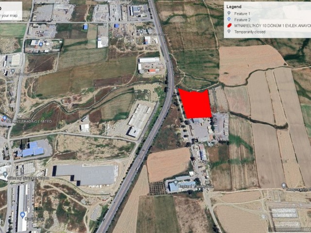 WITH A GREAT LOCATION IN MİNARELİKÖY, CONTACTING THE MAIN ROAD, 10 DECLARES OF 1 EVLEK LAND FOR SALE, WITH FASIL 96 ZONING, ADEM AKIN 05338314949