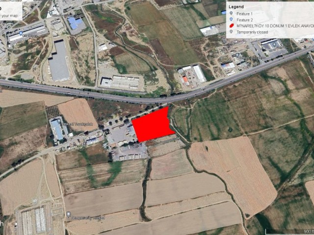 WITH A GREAT LOCATION IN MİNARELİKÖY, CONTACTING THE MAIN ROAD, 10 DECLARES OF 1 EVLEK LAND FOR SALE, WITH FASIL 96 ZONING, ADEM AKIN 05338314949