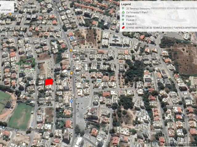 520 M2 LAND FOR SALE IN A GREAT LOCATION IN KYRENIA CENTER WITH 180% ZONING, SEA VIEW AND OFFICIAL ROAD ADEM AKIN 05338314949