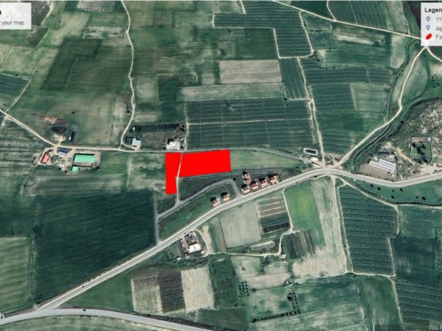 FOR SALE ON ANFORA ROAD IN ISKELE, 6 DECLARES OF LAND IN EXCHANGE FOR 2 EVLEK FLOORS ADEM AKIN 05338314949