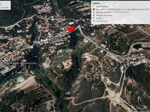 3 DECLARES OF LAND FOR SALE IN BALLAPAYS WITH GAĞ AND SEA VIEW ADEM AKIN 05338314949