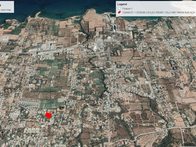 2007 M2 LAND FOR SALE IN OZANYÖY WITH SEA VIEW IN A GREAT LOCATION ADEM AKIN 05338314949