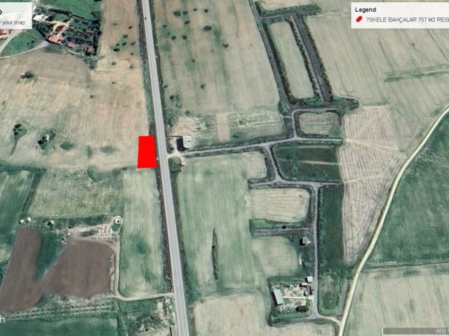 LAND FOR SALE IN İSKELE BAHÇALAR WITH COMMERCIAL PERMIT CONTACTING THE MAIN ROAD 70% 4 FLOOR WITH PERMISSION NOTE: SUITABLE FOR GALLERY CONSTRUCTION... ADEM AKIN 05338314949