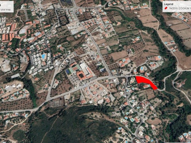 2376 M2 VILLA LAND FOR SALE IN İNCESU WITH SEA VIEW ADEM AKIN 05338314949