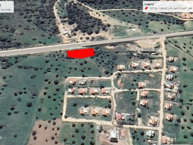 IN TATLISUDA, CONTACTING THE MAIN ROAD, 35% ZONING, CLEAR SEA VIEW, COMMERCIAL, 1296 M2 LAND FOR SAL