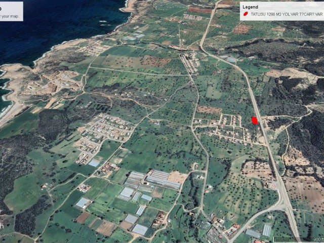 IN TATLISUDA, CONTACTING THE MAIN ROAD, 35% ZONING, CLEAR SEA VIEW, COMMERCIAL, 1296 M2 LAND FOR SALE ADEM AKIN 05338314949