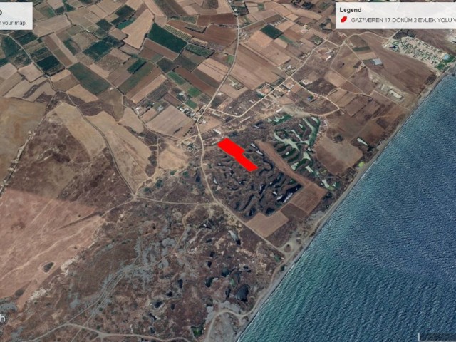 8 DECLARES OF LAND FOR SALE IN GAZİVEREND WITH SEA VIEW IN TURKISH LOÇANLI ADEM AKIN 05338314949