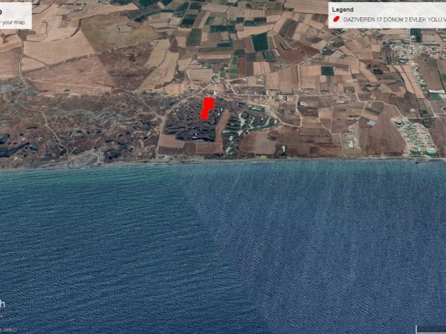 8 DECLARES OF LAND FOR SALE IN GAZİVEREND WITH SEA VIEW IN TURKISH LOÇANLI ADEM AKIN 05338314949